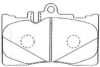 AISIN A1N009 Brake Pad Set, disc brake